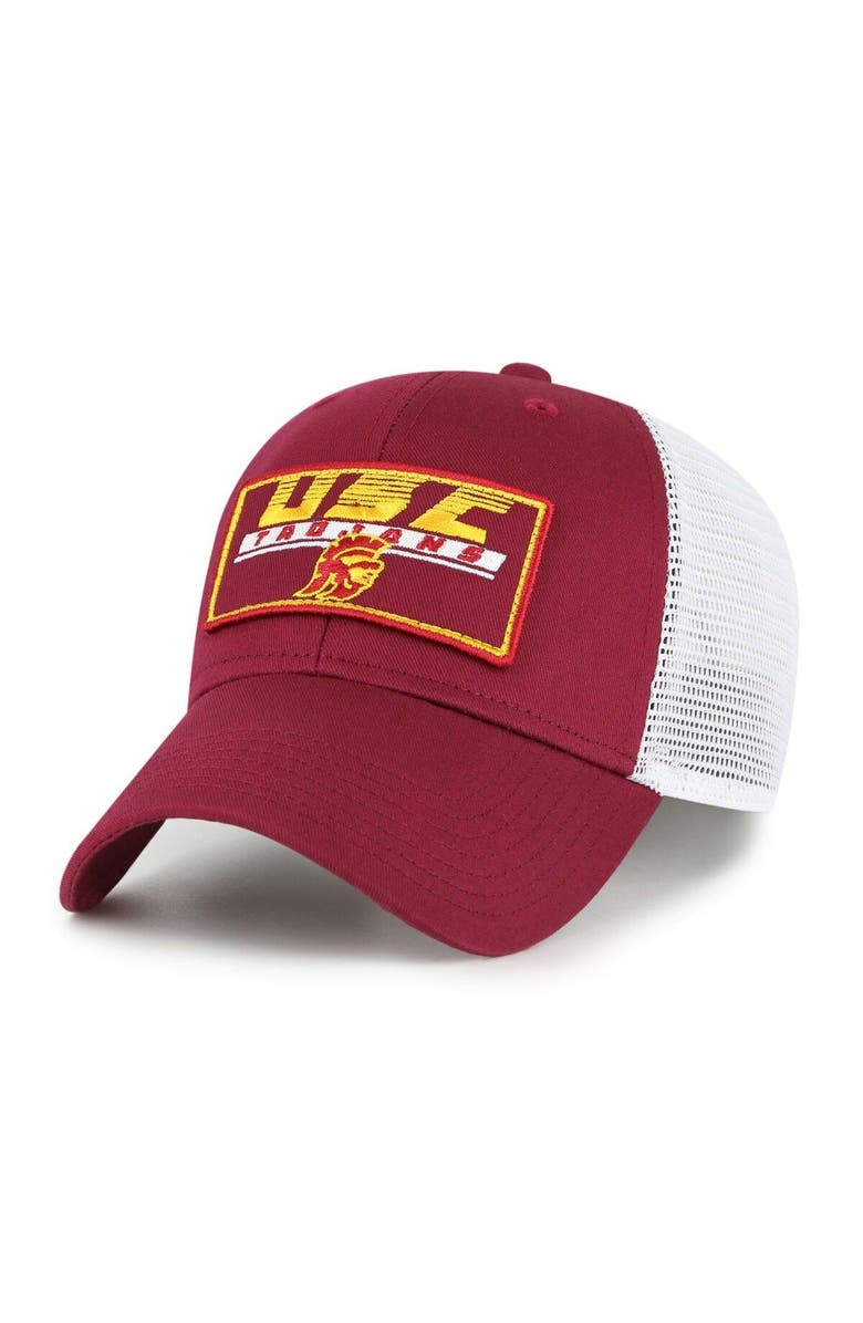 '47 Youth '47 Cardinal/White USC Trojans Levee Trucker Adjustable Hat, Main, color, 