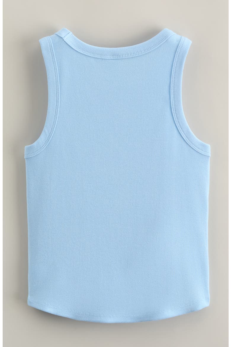 Kids' Easy Rib Tank, Alternate, color, BLUE FALLS