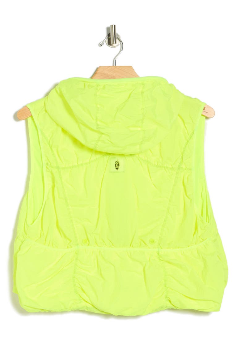Light Packer Hike Hooded Vest, Alternate, color, HIGHLIGHTER YELLOW