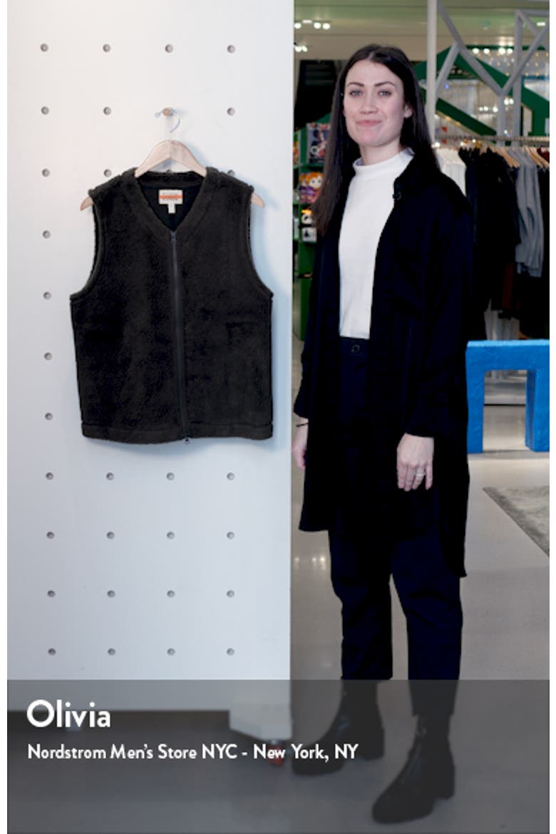 Recycled Polyester Fleece Vest (Nordstrom Exclusive) video