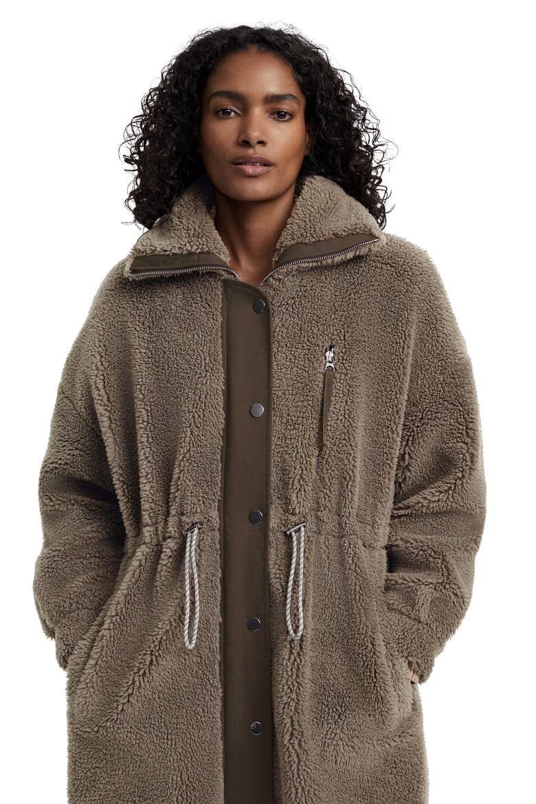 Jones High Pile Fleece Jacket, Alternate, color, FALLEN ROCK/ CROCODILE