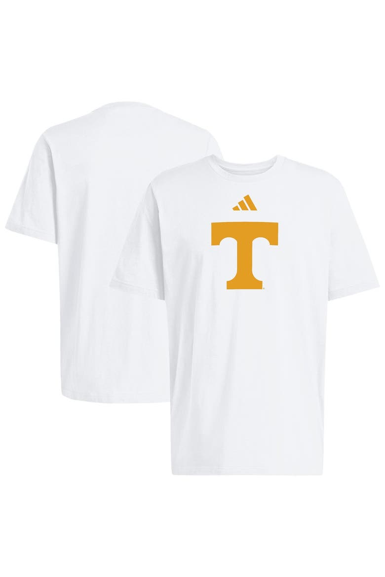 Men's adidas  White Tennessee Volunteers Primary Logo T-Shirt, Main, color, White