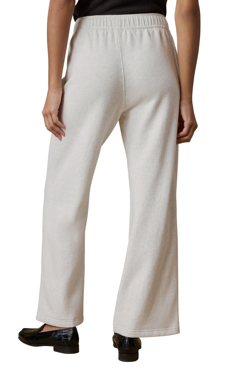 Faherty High Standard Wide Leg Pants, Alternate, color, Ice Grey Heather