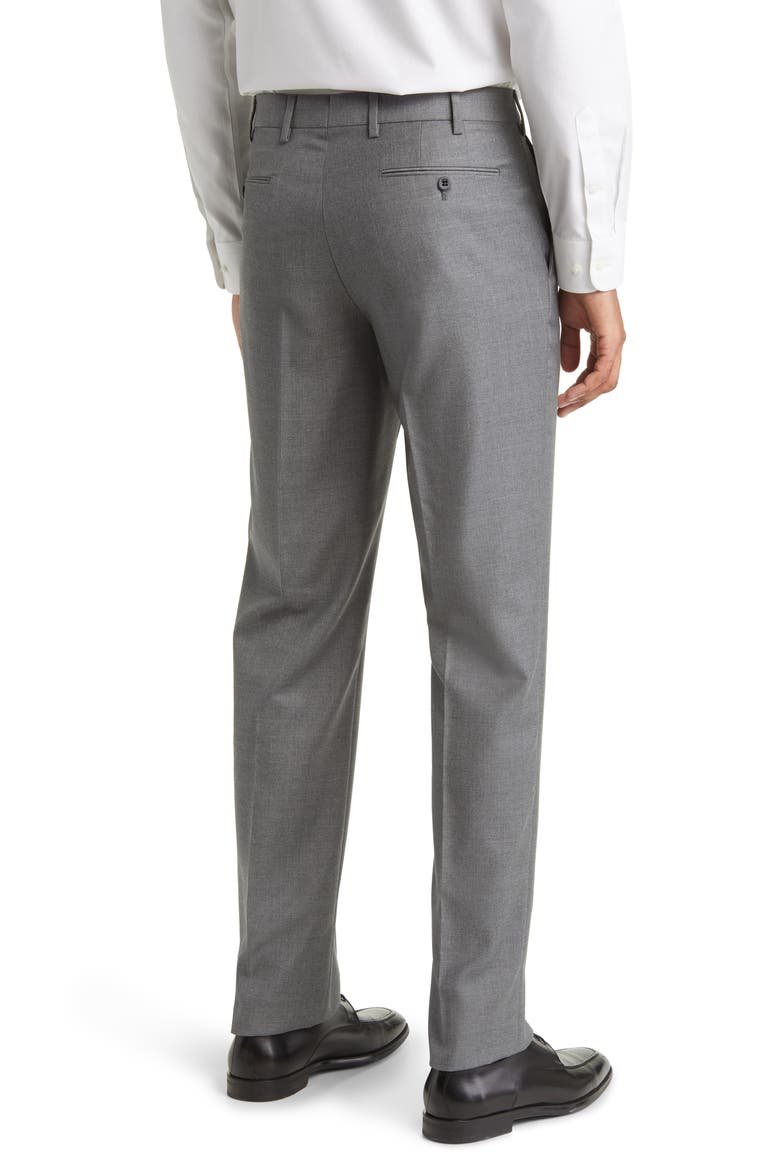 Devon Super 110s Serge Trousers, Alternate, color, LT/PASGRY8