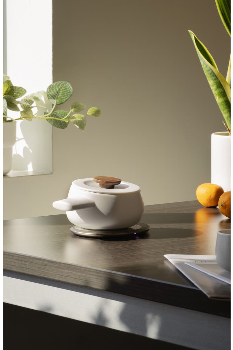 Fondi Self-Heating Fondue Set, Alternate, color, JASMINE WHITE