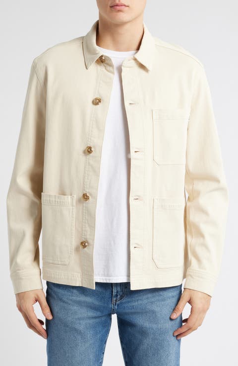 Sean Stretch Cotton Shirt Jacket
