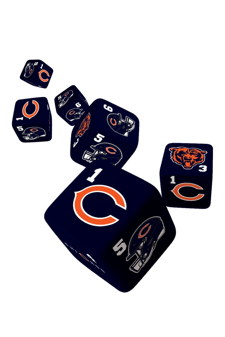 Chicago Bears Dice Set - 19mm, Alternate, color, Multicolor