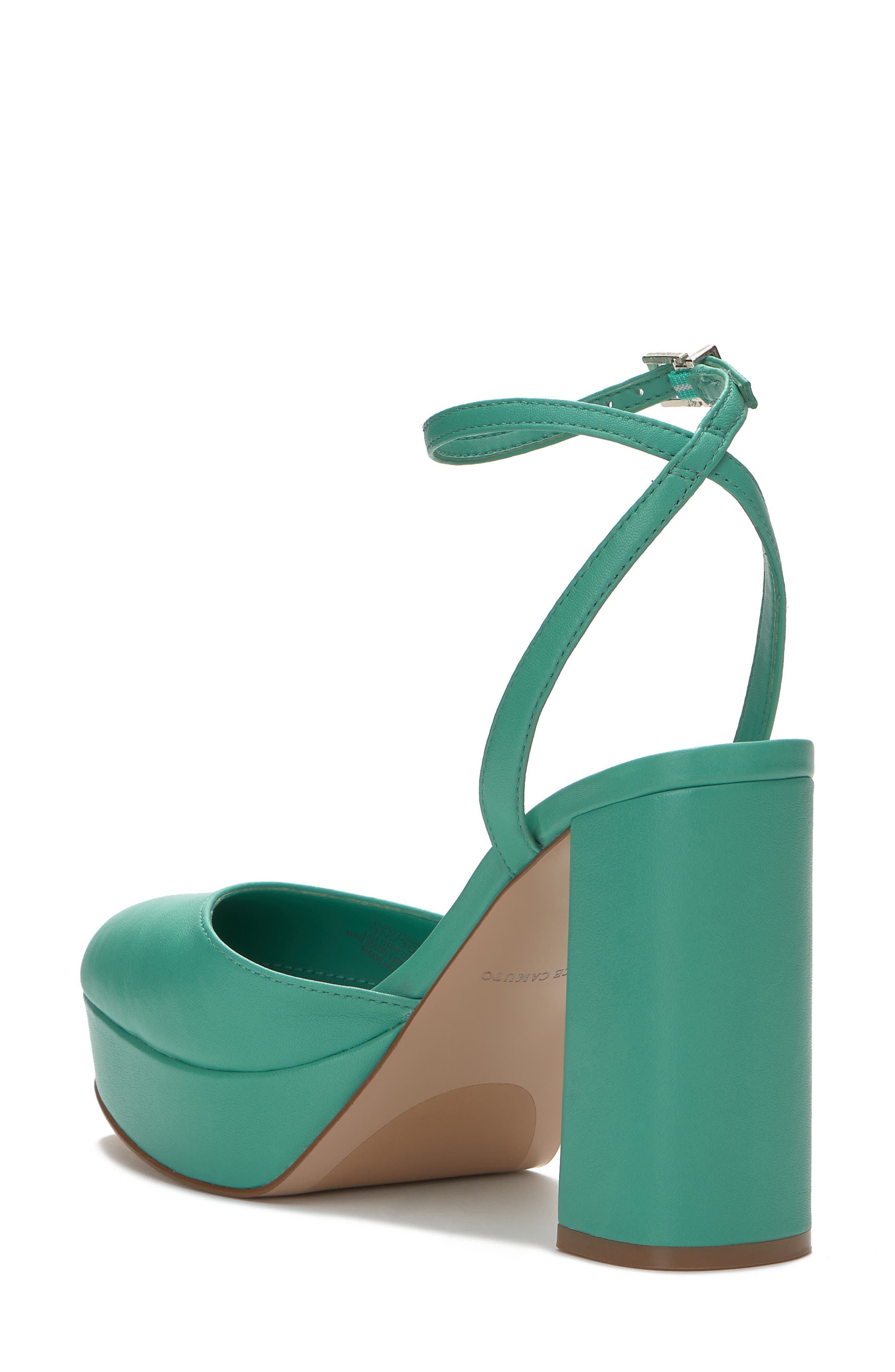 Patrissya Ankle Strap Platform Pump, Alternate, color, OCEAN