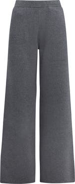 Favorite Daughter Fatigue Sisters Cotton & Cashmere Wide Leg Sweater Pants