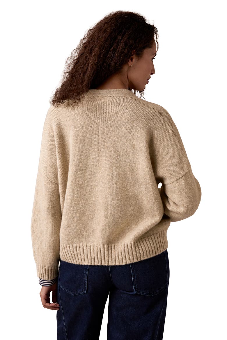 Supersoft Weekend Cardigan, Alternate, color, Oatmeal Marl