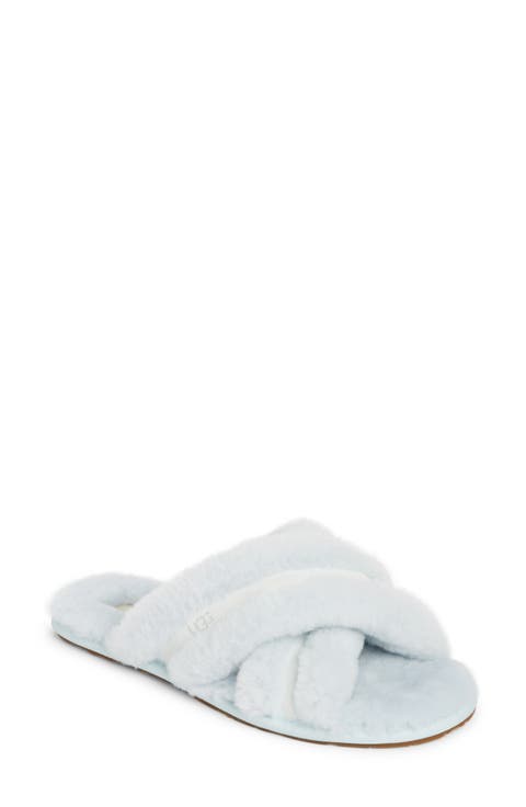 Scuffita Genuine Shearling Slide Slipper (Women)