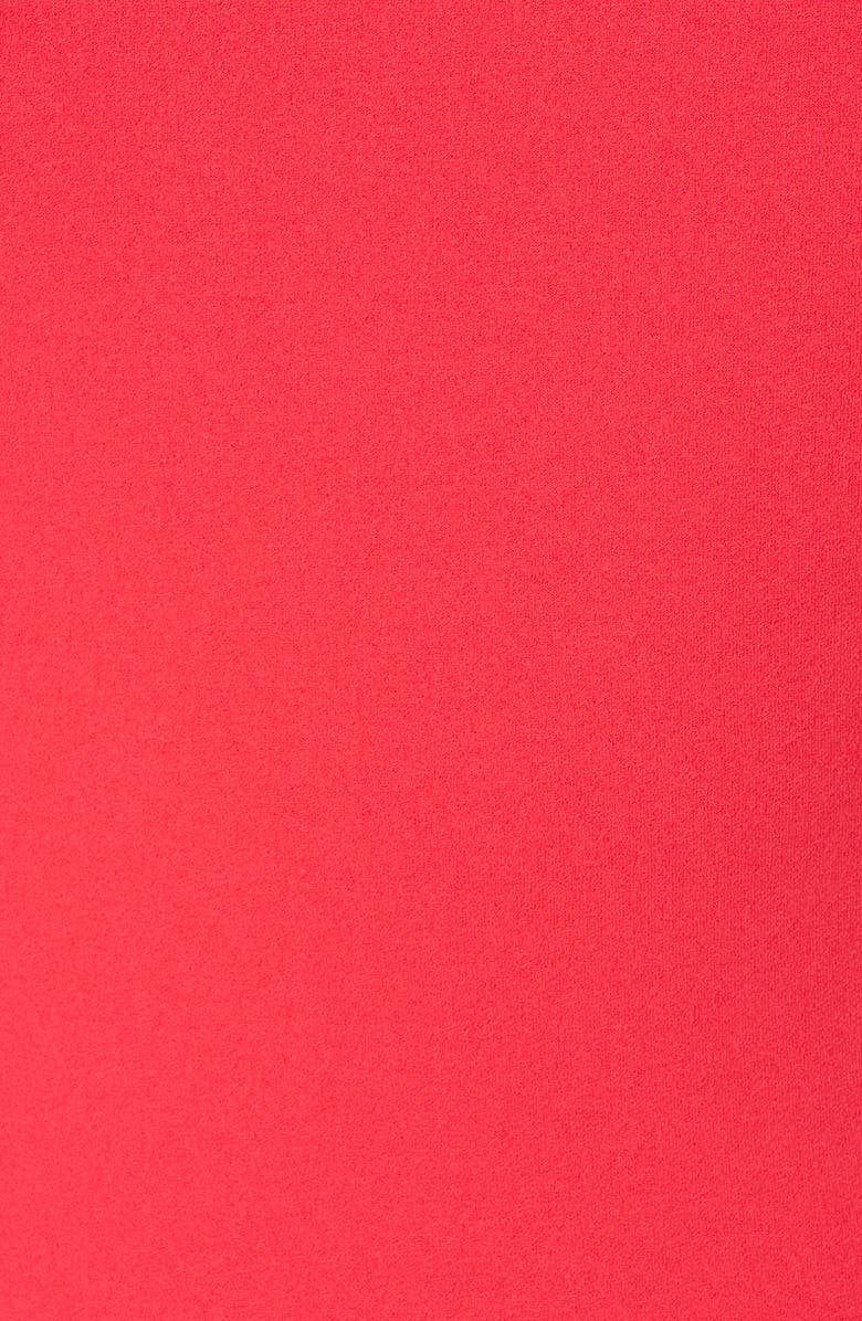 Adrianna Papell Roll Neck Sheath Dress, Alternate, color, Beach Rose