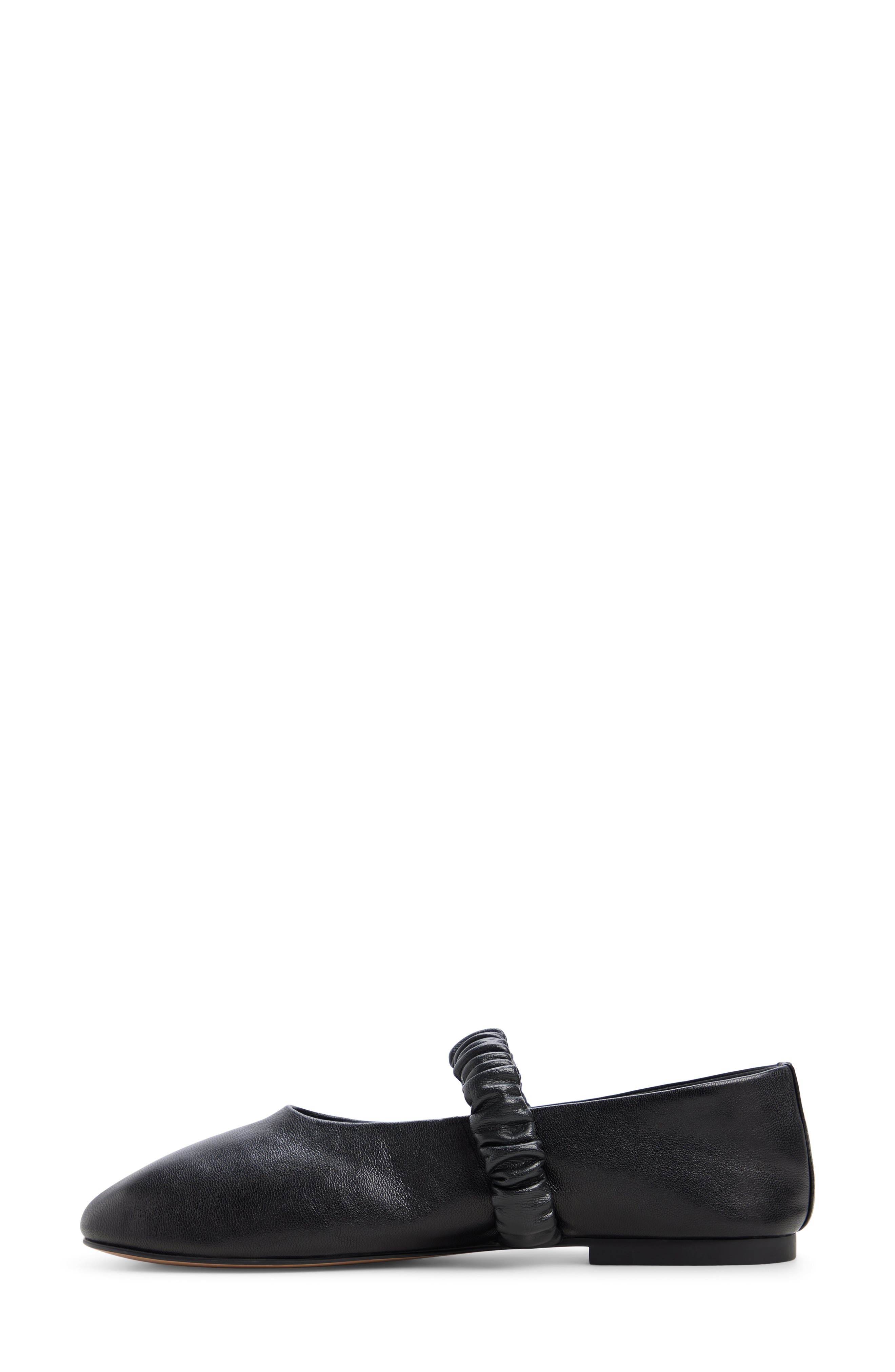 Haylia Mary Jane Flat, Alternate, color, BLACK