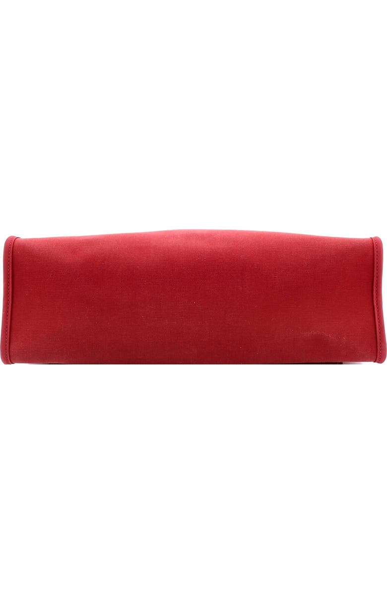 Pre-Owned Hermes Herbag Zip Leather and Toile 31, Alternate, color, Rubis