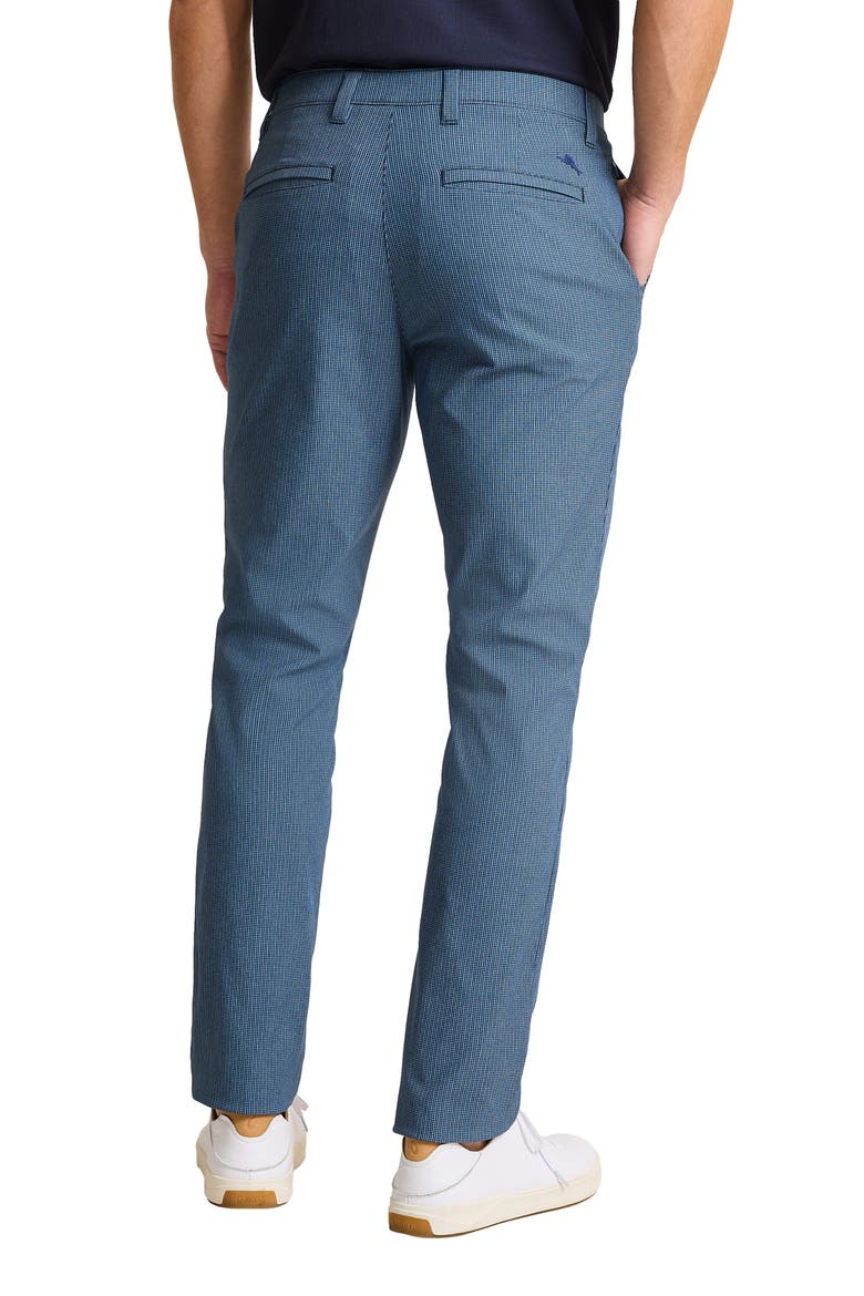 Barbados Pro Vista Check Flat Front IslandZone® Pants, Alternate, color, STARRY NIGHT
