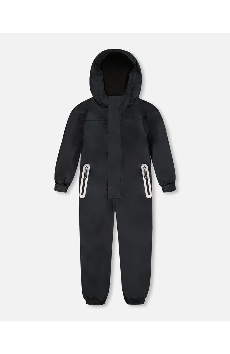 Deux par Deux Little Kids Unisex Solid Mid-Season One-Piece Outerwear Black, Main, color,