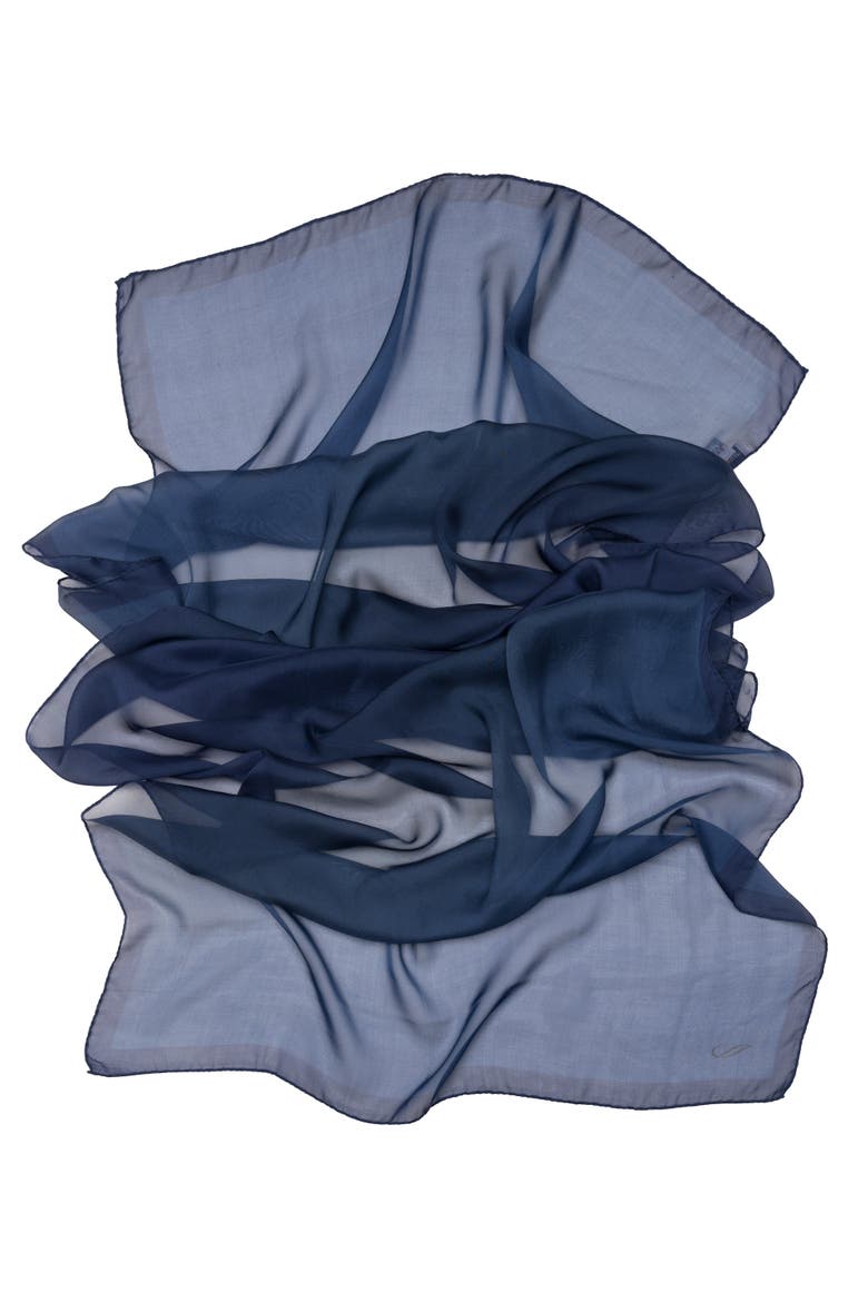Sophia - Silk Scarf/Shawl for Women, Alternate, color, Navy