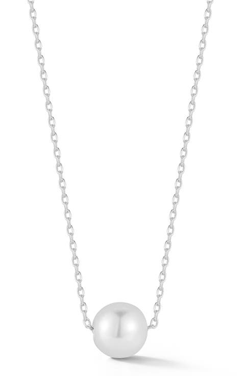 Cultured Pearl Pendant Necklace