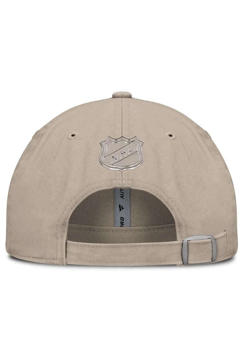 Men's Fanatics Tan New York Rangers Authentic Pro Road Adjustable Hat, Alternate, color, Tan