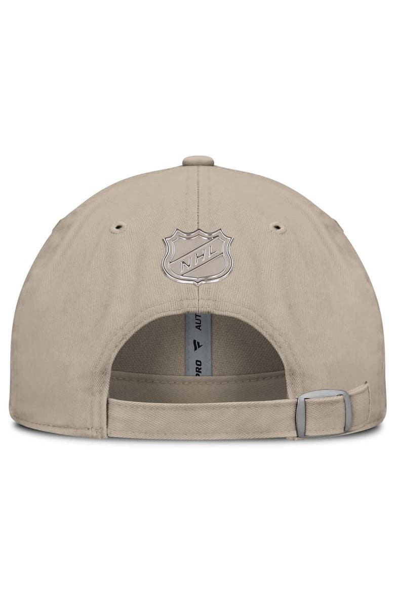 FANATICS Men's Fanatics Tan New York Rangers Authentic Pro Road Adjustable Hat, Alternate, color, Tan