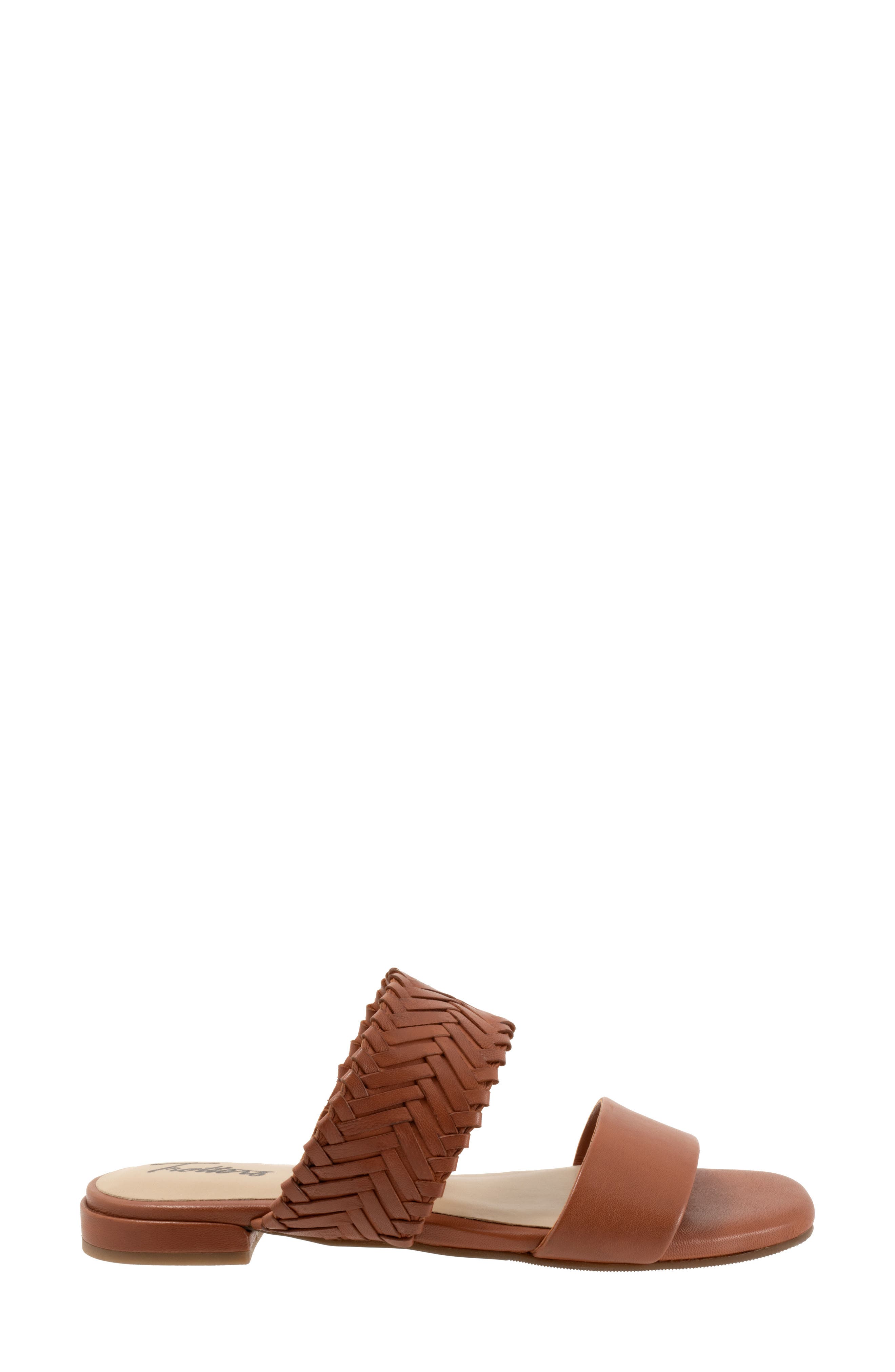 Trotters Nalane Slide Sandal, Alternate, color, Luggage