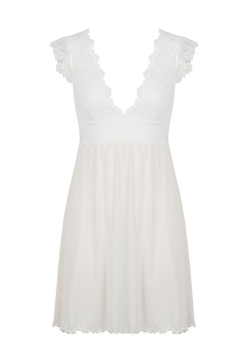 Dahlia Vamos Nightshirt, Main, color, White