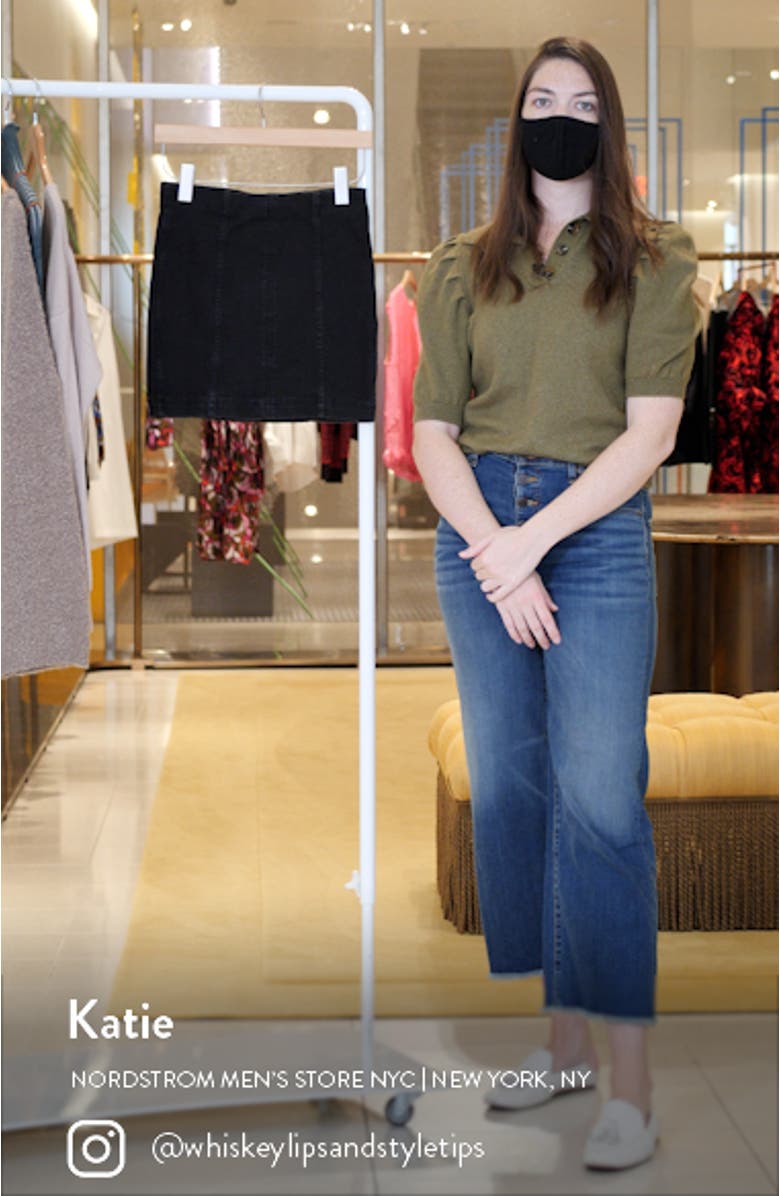 We the Free Modern Femme Denim Miniskirt, sales video thumbnail