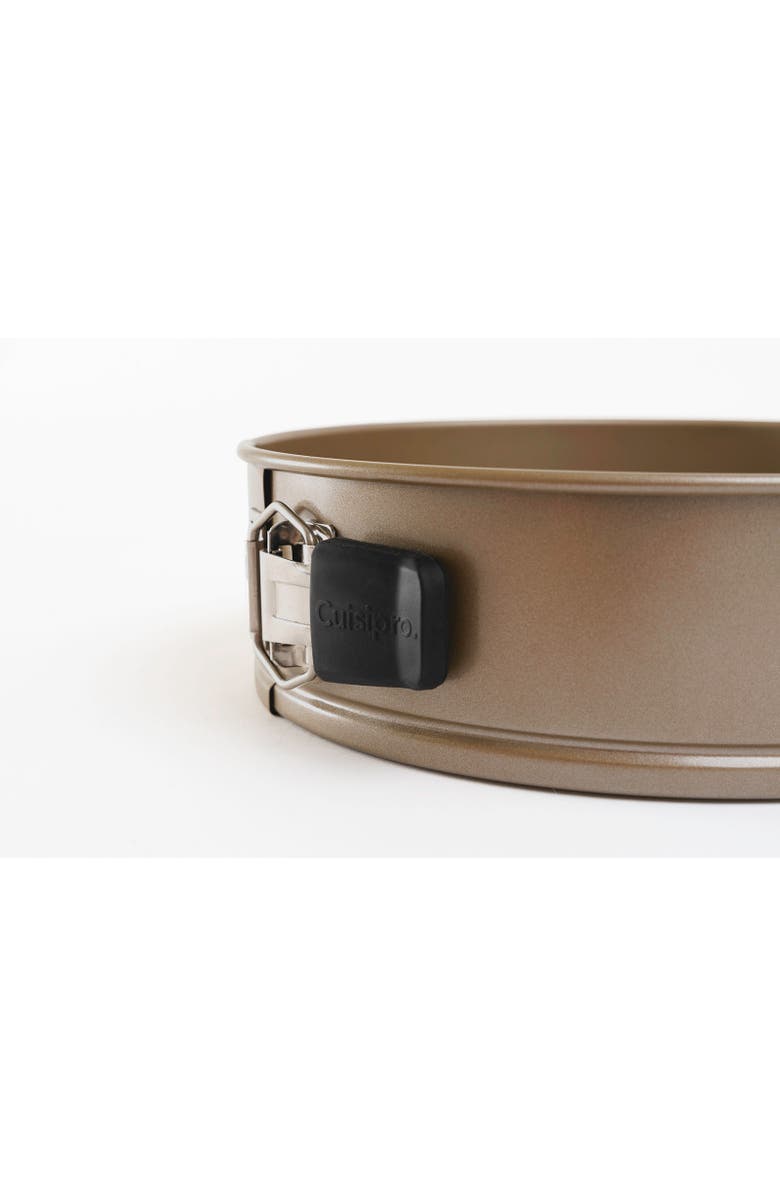 CUISIPRO Nonstick Springform Pan with Wave Pattern, Champagne, Alternate, color, Beige