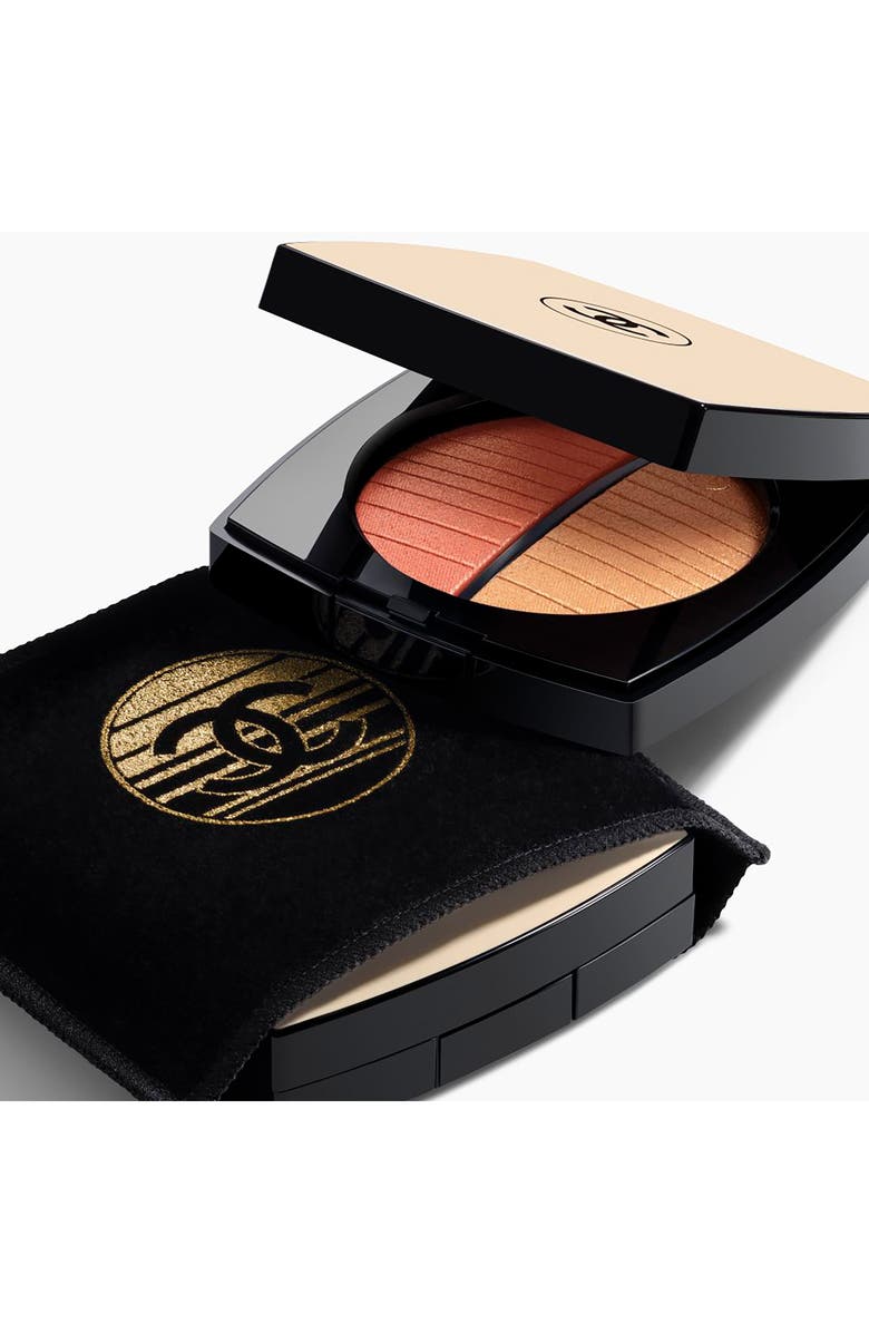 CHANEL LES BEIGES HEALTHY GOLDEN GLOW POWDER Highlighter & Blush Duo, Alternate, color, Soleil Couchant