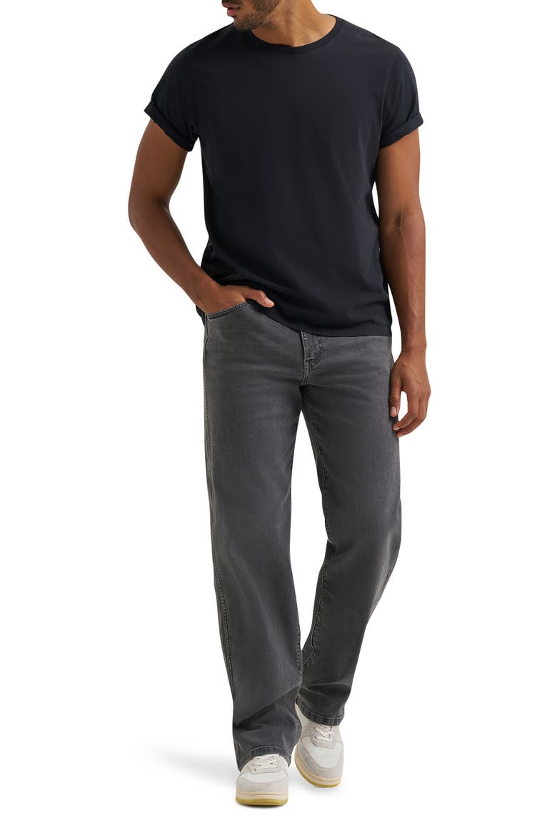 Loose Straight Leg Jeans, Alternate, color, SANDSTORM