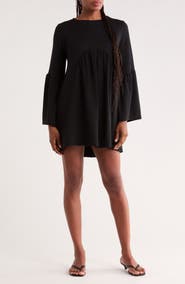 GO COUTURE Long Sleeve Minidress