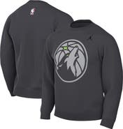 Jordan Brand Men's Jordan Brand Anthracite Minnesota Timberwolves Statement Edition Sweatshirt