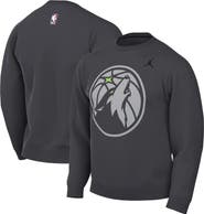 Jordan Brand Men's Jordan Brand Anthracite Minnesota Timberwolves Statement Edition Sweatshirt