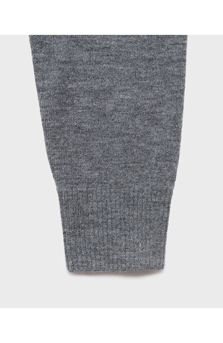MANGO V-Neck Cardigan, Alternate, color, Medium Heather Grey