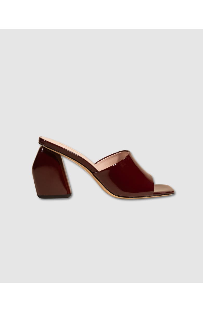 MI/MAI Gemma Patent High Mule, Main, color, Burgundy