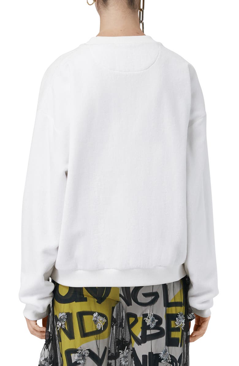 Burberry Archive Logo Terry Sweatshirt, Alternate, color, 