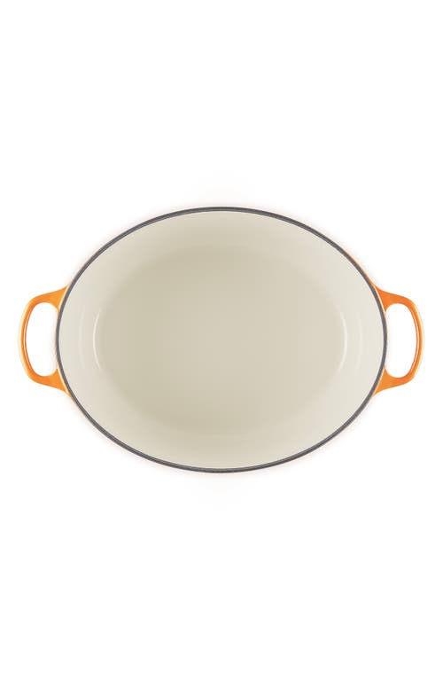 Le Creuset Signature 15.5-quart Oval Enamel Cast Iron Dutch Oven In Orange
