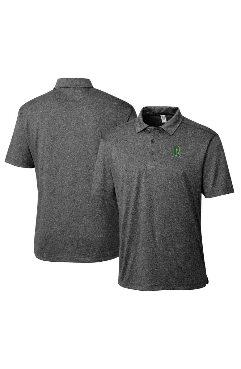 Cutter & Buck Men's Cutter & Buck Heather Black Dayton Dragons Clique Charge Active Polo, Main, color,