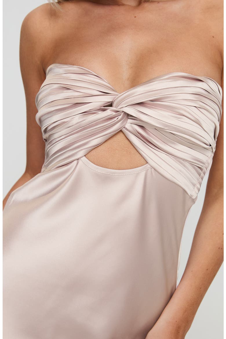 Shellie Strapless Minidress, Alternate, color, PINK