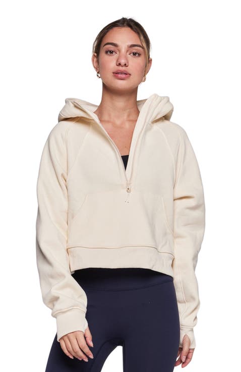 Effortless Fleece Half Zip Hoodie