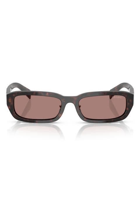 55mm Rectangular Sunglasses