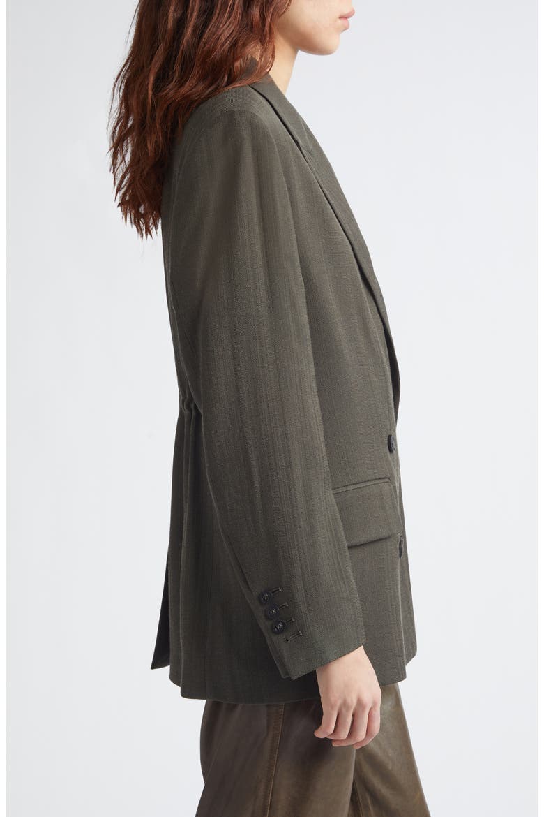 Journey Double Breasted Pinstripe Blazer, Alternate, color, DEEP TUNDRA