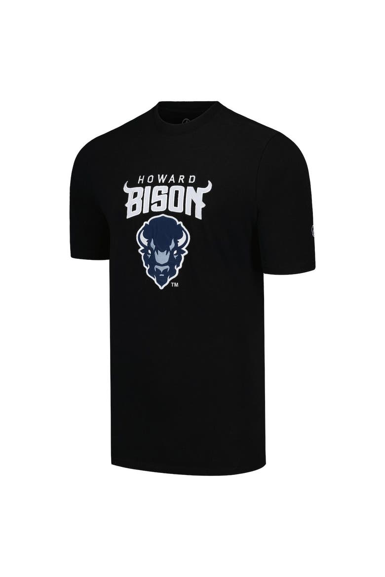 Men's FISLL Black Howard Bison Applique T-Shirt, Alternate, color, Black