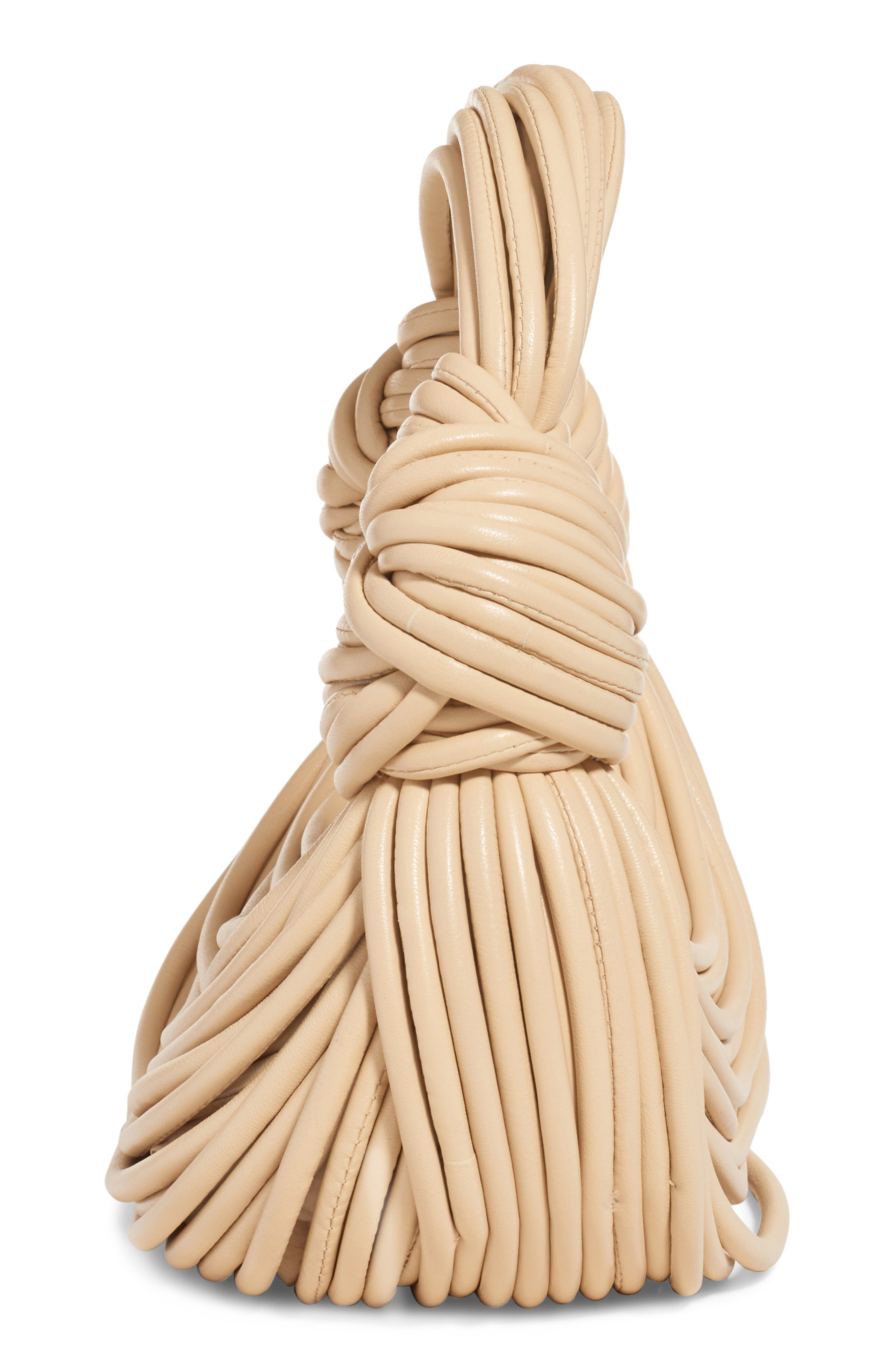 Bottega Veneta Double Knot Leather Hobo, Alternate, color, 