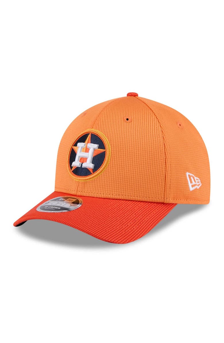 New Era Men's New Era Orange Houston Astros 2025 Spring Training 9FORTY Adjustable Hat, Alternate, color, Orange