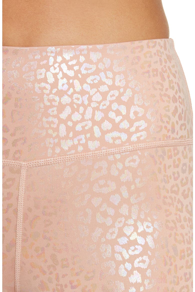 Active Iridescent High Waist Leggings, Alternate, color, BLUSH