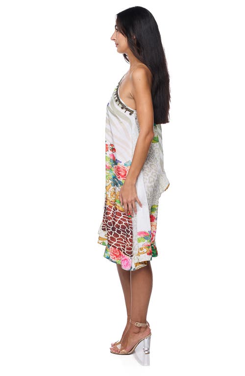 Ranee's Ranees One-shoulder Ruffle Dress In Yellow