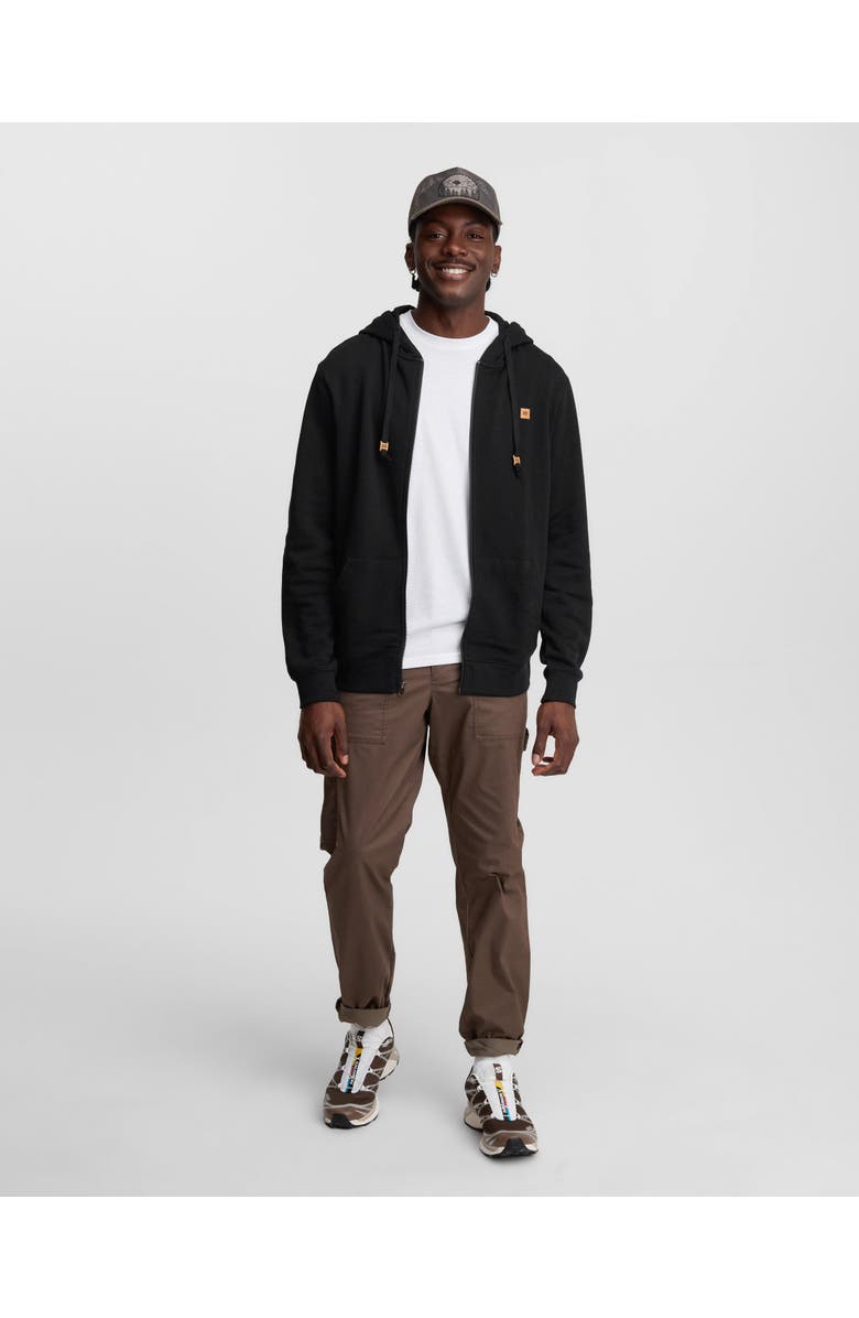 tentree Reynard Zip Hoodie, Alternate, color, Meteorite Black