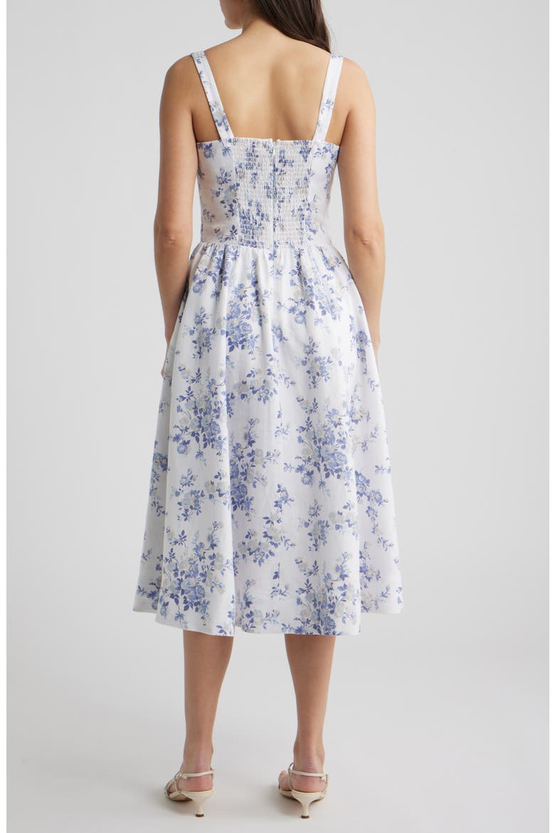 Janu Linen Sundress, Alternate, color, LANA