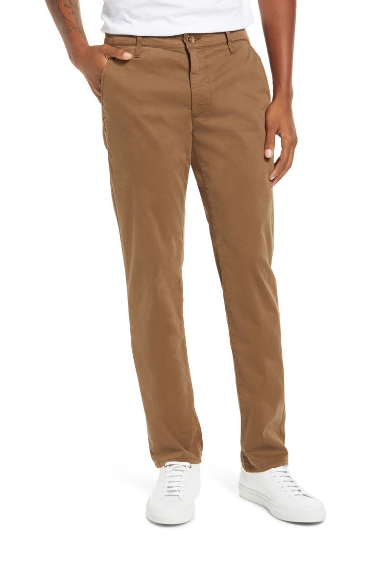 Marshall Slim Fit Chinos, Main, color, DARK BAYOU